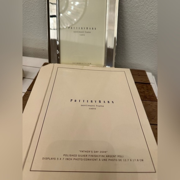 Pottery Barn Sentiment Frame with box, Happy Father’s Day 2009 - Picture 5 of 6